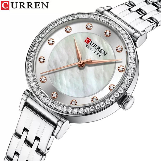 CURREN 9087 Watches for Women – Silver