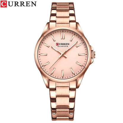 CURREN 9090 Watches for Women – Rose Gold