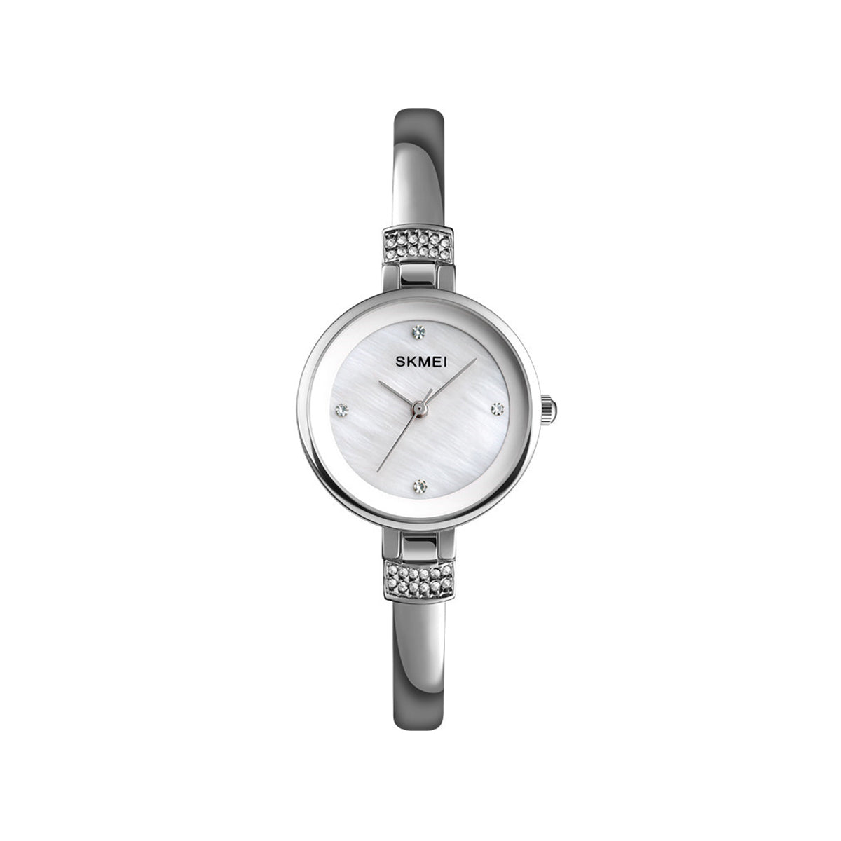 SKMEI 1409 Alloy Strap Quartz wristwatch For Women -Silver