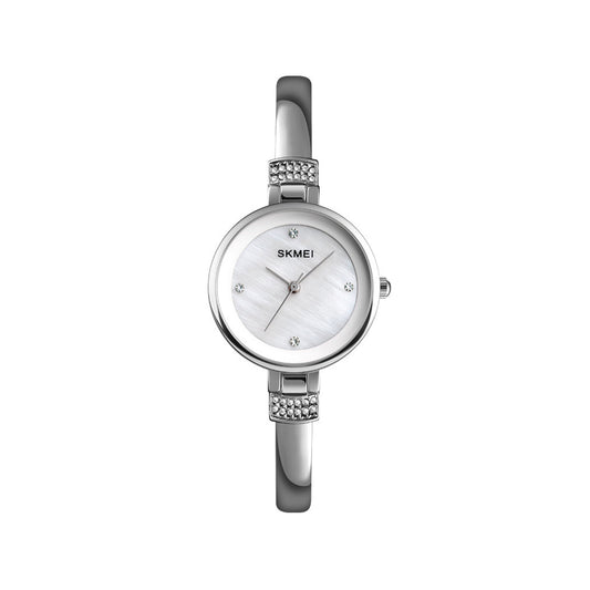 SKMEI 1409 Alloy Strap Quartz wristwatch For Women -Silver