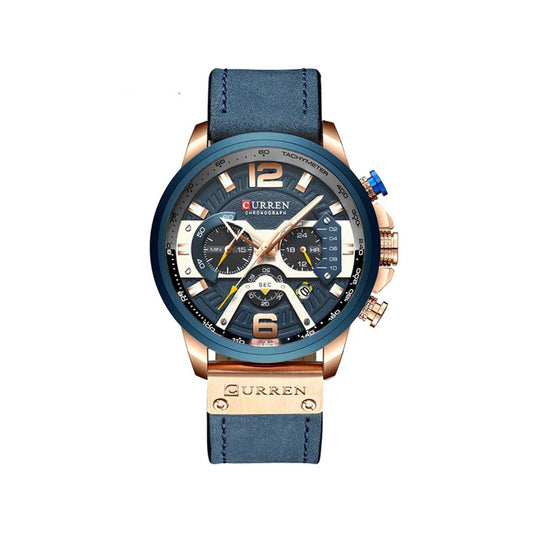 CURREN 8329 Luxury Brand Watch for Men - Blue