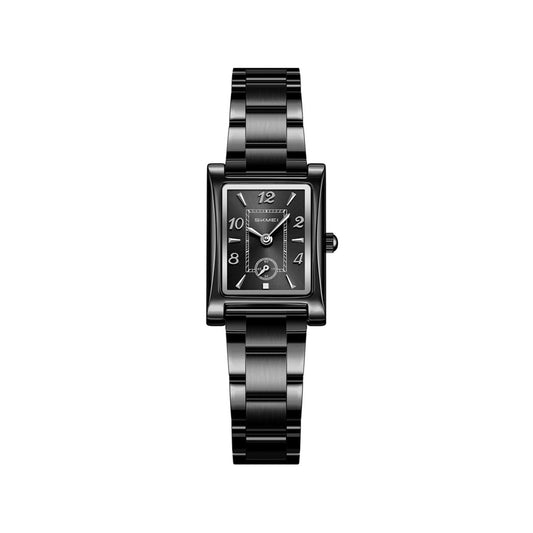 SKMEI 2570 Stainless Steel 3ATM Water Resistant Quartz Ladies Watch-Black