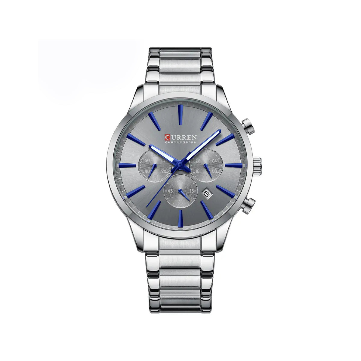 CURREN 8435 Luxury Brand Watch for Men - Silver