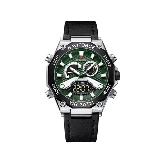 NAVIFORCE 9220 Belt Watch for Men – Black & Green