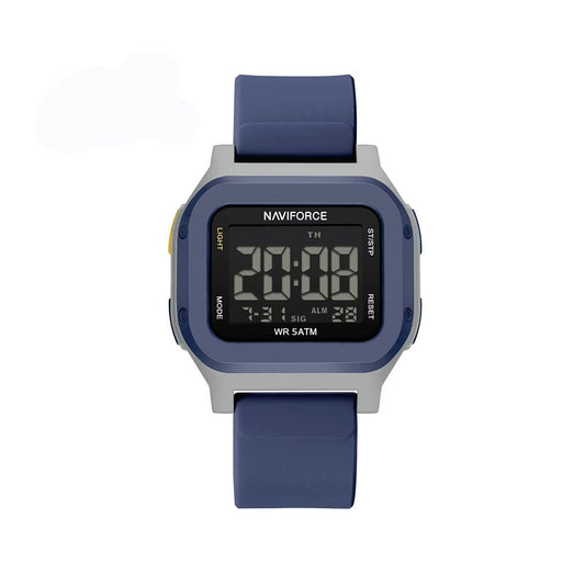 NAVIFORCE NF7137 Stylish Multi-Function Dial with Sporty Elegant Design Men’s Wristwatch- Blue