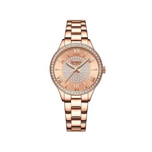CURREN 9084 Luxury Watches for Women – Rose Gold