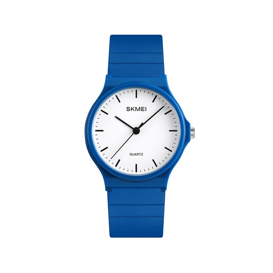 SKMEI 1419 Quartz Waterproof Resin Casual Ladies Watch- Blue