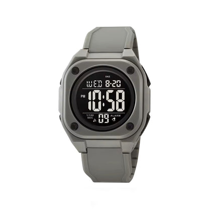 SKMEI 2160 Luminous waterproof multi-functional wrist-watches for Men’s- Ash