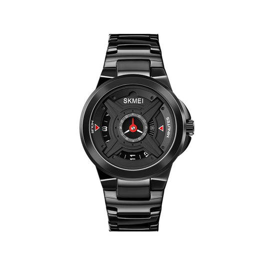 SKMEI 1699 Creative Quartz Watch for Men - Black