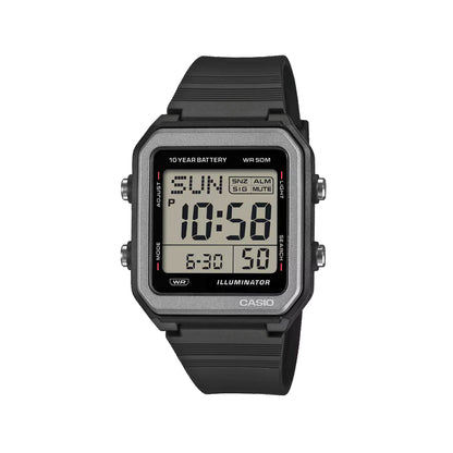 Casio W-221H-1AVDF Digital 50M WR LED Illuminator Watch