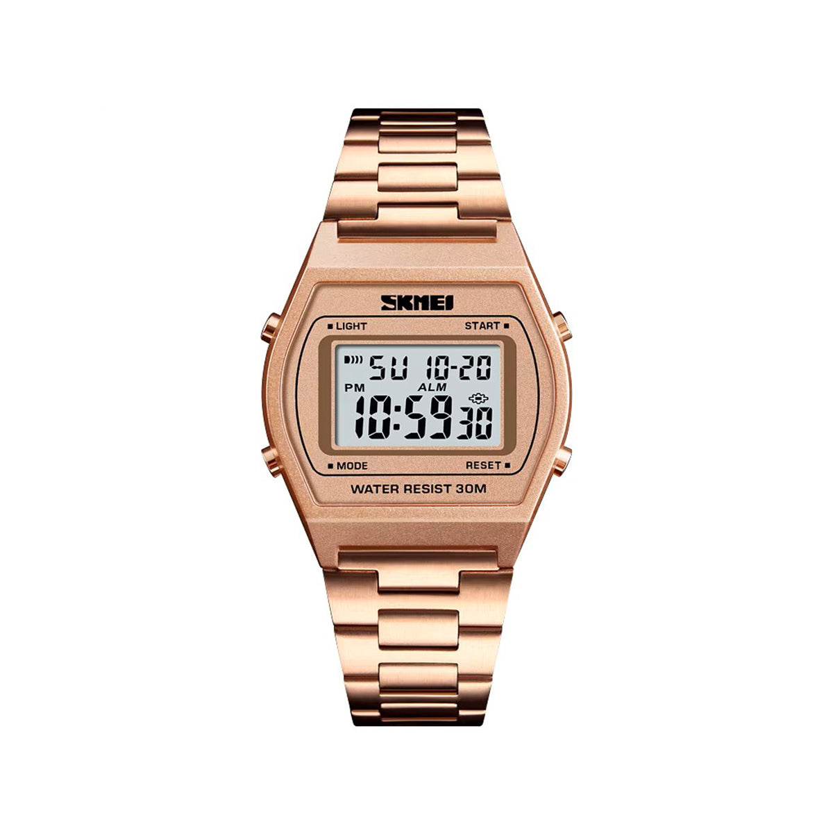 Skmei 1328 Luxury Digital Wrist Watch for Women - Rose Gold