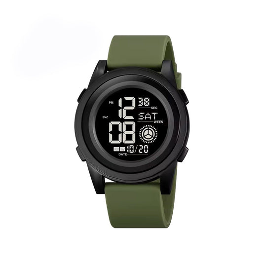 SKMEI 2082 Digital Display silicone straps water resistant Sports Men’s Watch – Green