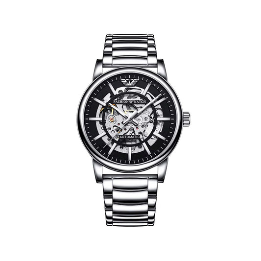 Trsoye 8368 Automatic Stainless Steel Watch for Men - Silver