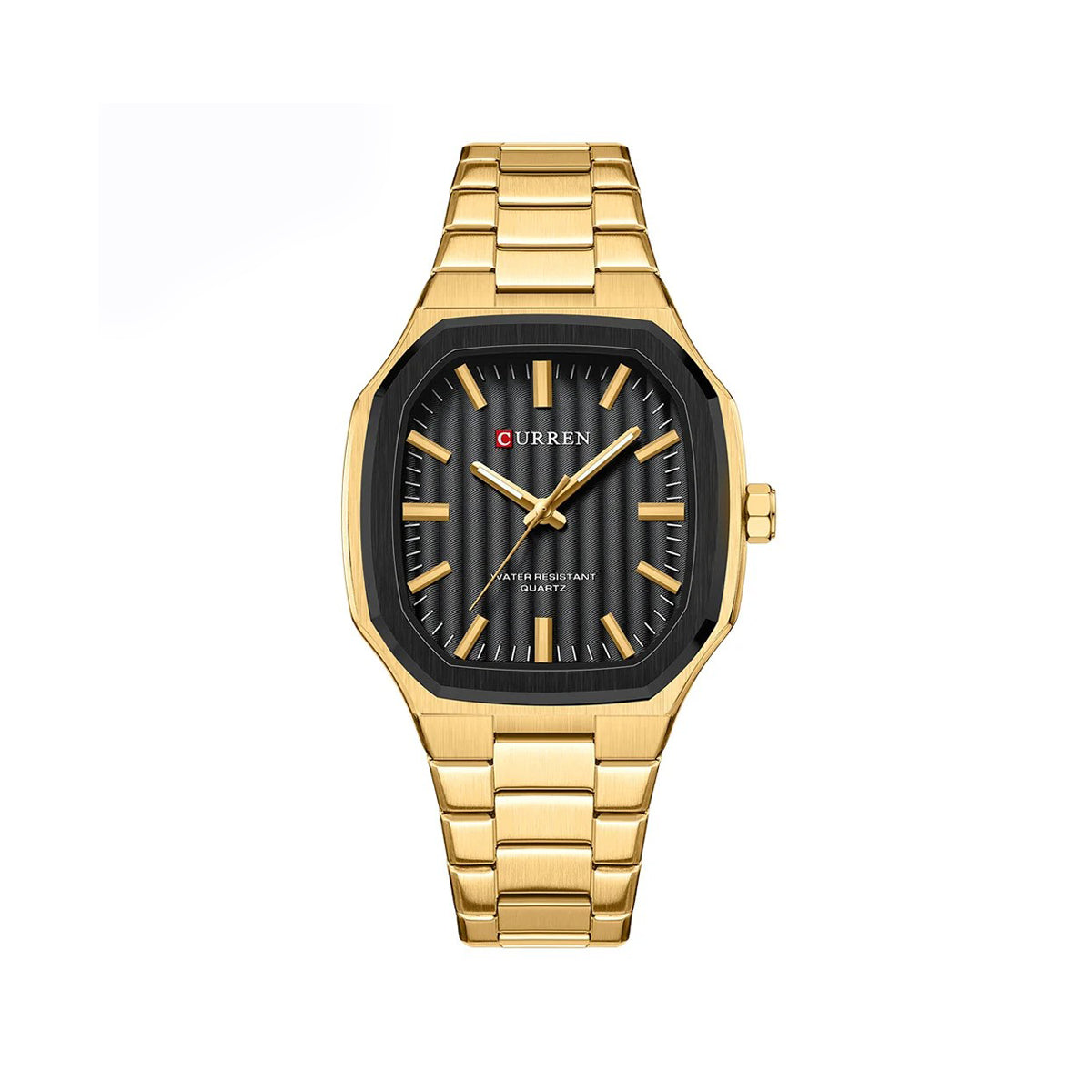 CURREN 8458 Luxury Brand Watch for Men - Gold & Black
