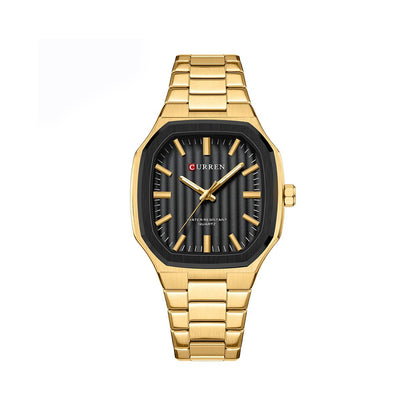 CURREN 8458 Luxury Brand Watch for Men - Gold & Black