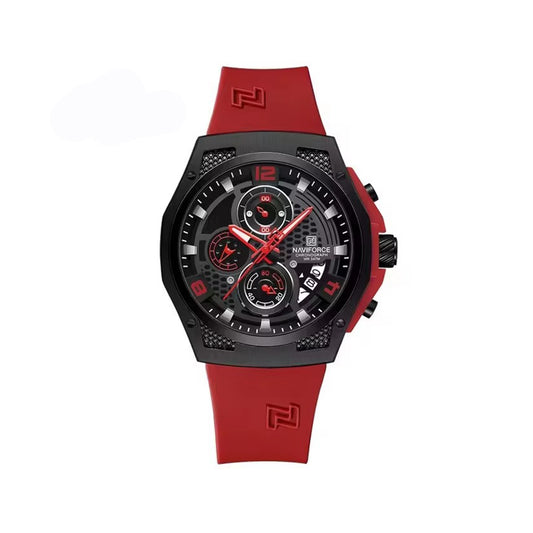 NAVIFORCE NF8051 Chronograph Sports Men’s Watch- Red