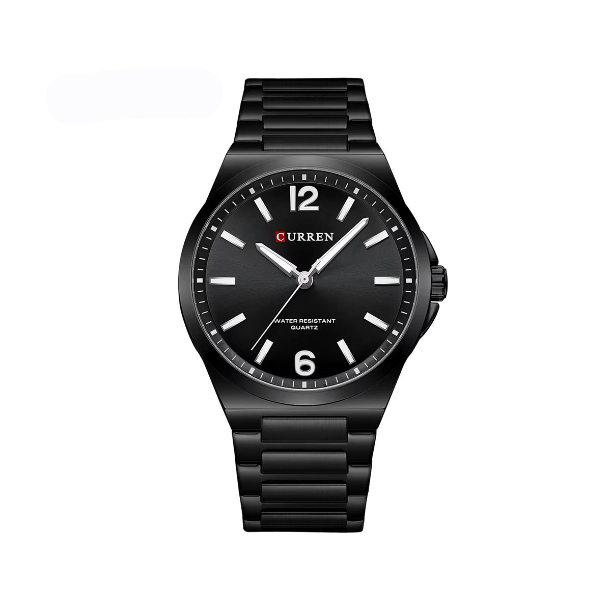 CURREN 8493 Chronograph Stainless Steel Men’s Watch-Full Black