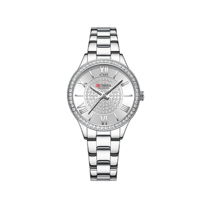 CURREN 9084 Luxury Watches for Women – Silver