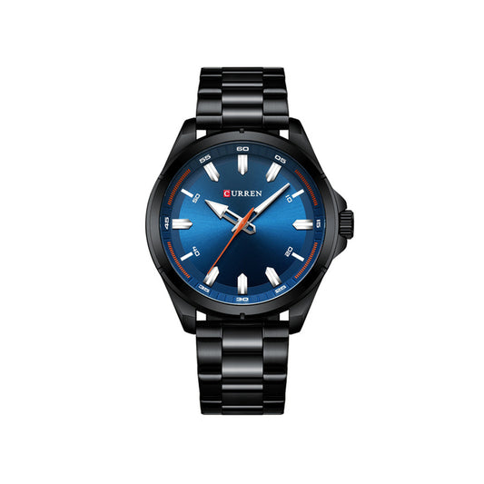 CURREN 8320 Business Series Stainless Steel Watch for Men - Black & Blue
