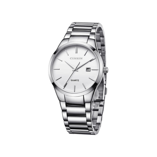CURREN 8106 Analog Watch for Men - Silver