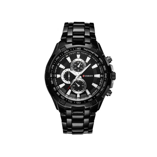 CURREN 8023 Analog Watch for Men - Black