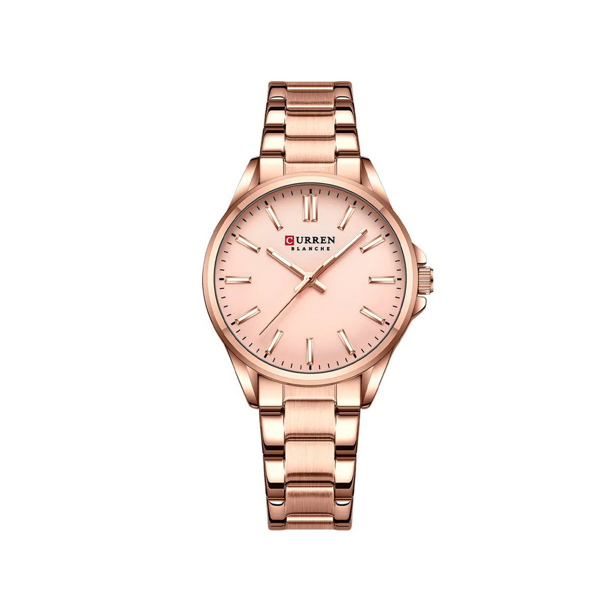 CURREN 9090 Watches for Women – Rose Gold