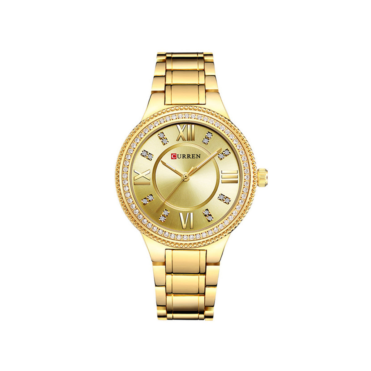 CURREN C9004L Stainless Steel Watch for Women – Gold