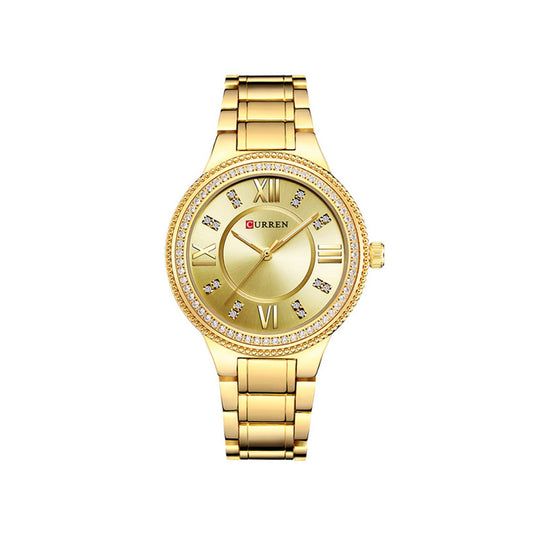 CURREN C9004L Stainless Steel Watch for Women – Gold