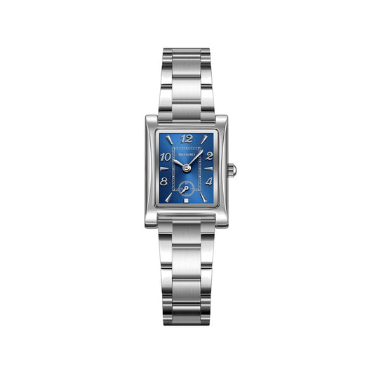 SKMEI 2570 Stainless Steel 3ATM Water Resistant Quartz Ladies Watch-Silver Blue
