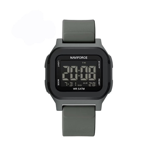 NAVIFORCE NF7137 Stylish Multi-Function Dial with Sporty Elegant Design Men’s Wristwatch- Deep Grey