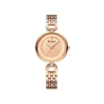 Curren 9052 Quartz Stainless Steel Watch for Women – Rose Gold
