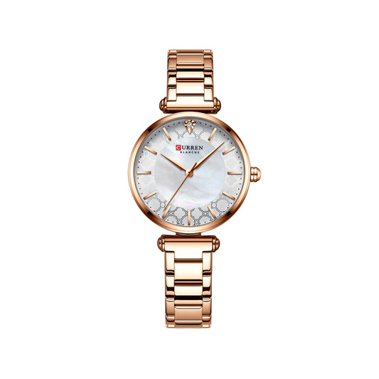 Curren 9072L Montre Femme Women's Bracelet Watch - Rose Gold