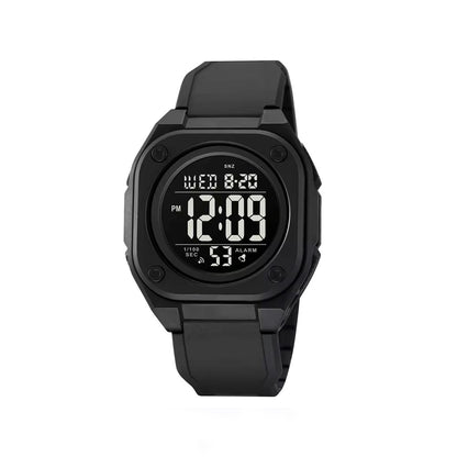 SKMEI 2160 Luminous waterproof multi-functional wrist-watches for Men’s- Black