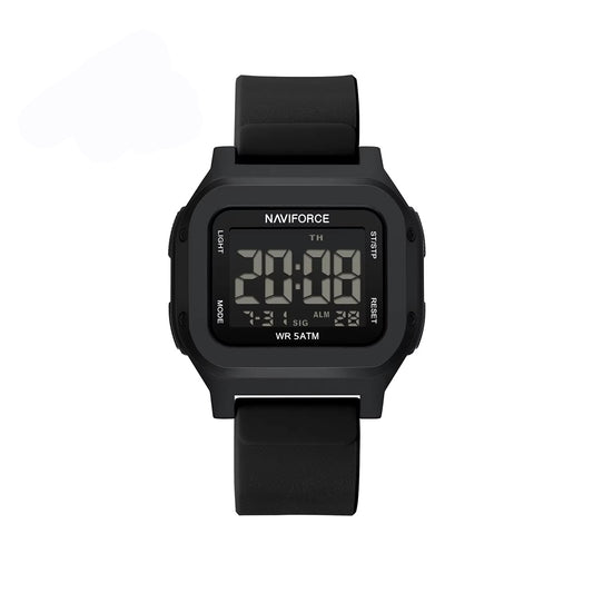 NAVIFORCE NF7137 Stylish Multi-Function Dial with Sporty Elegant Design Men’s Wristwatch- Black