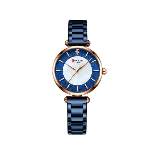 Curren 9072L Montre Femme Women's Bracelet Watch - Blue