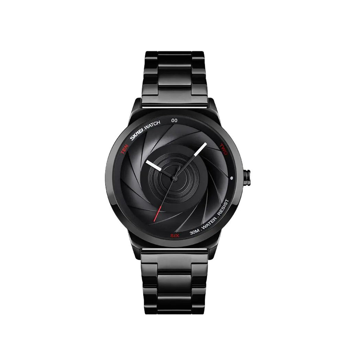 SKMEI 9210 Stainless Steel Watch for Men - Black