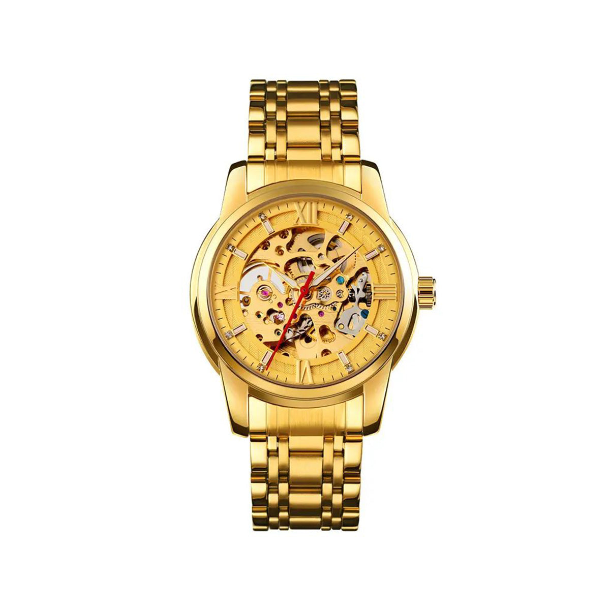 SKMEI 9222 Automatic Watch for Men - Gold