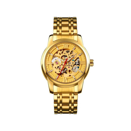 SKMEI 9222 Automatic Watch for Men - Gold