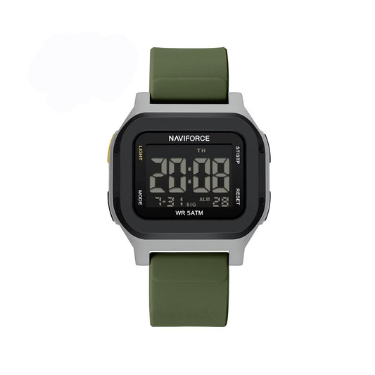 NAVIFORCE NF7137 Stylish Multi-Function Dial with Sporty Elegant Design Men’s Wristwatch- Green