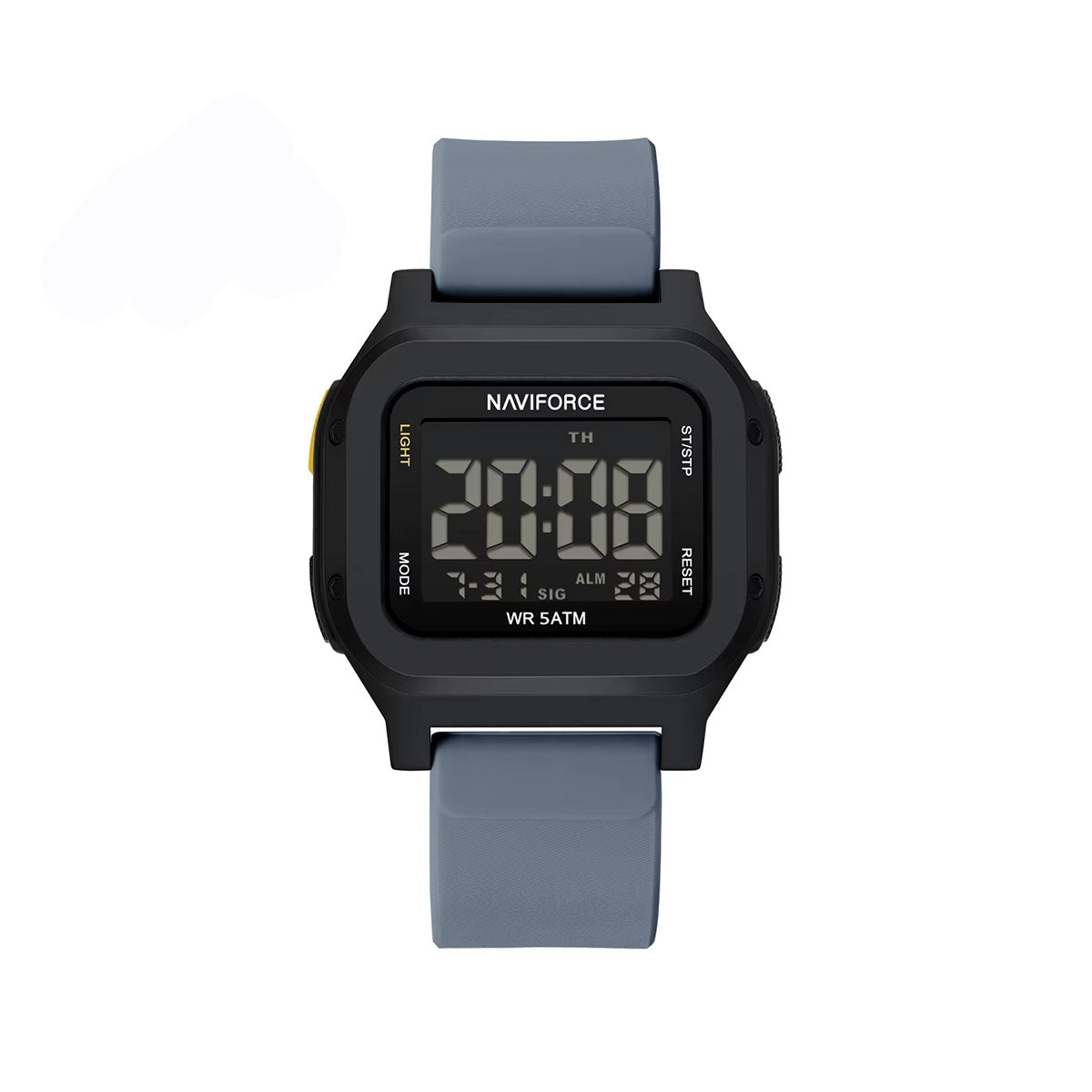 NAVIFORCE NF7137 Stylish Multi-Function Dial with Sporty Elegant Design Men’s Wristwatch- Light Sky Blue