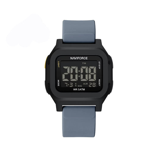 NAVIFORCE NF7137 Stylish Multi-Function Dial with Sporty Elegant Design Men’s Wristwatch- Light Sky Blue