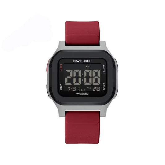 NAVIFORCE NF7137 Stylish Multi-Function Dial with Sporty Elegant Design Men’s Wristwatch- Red