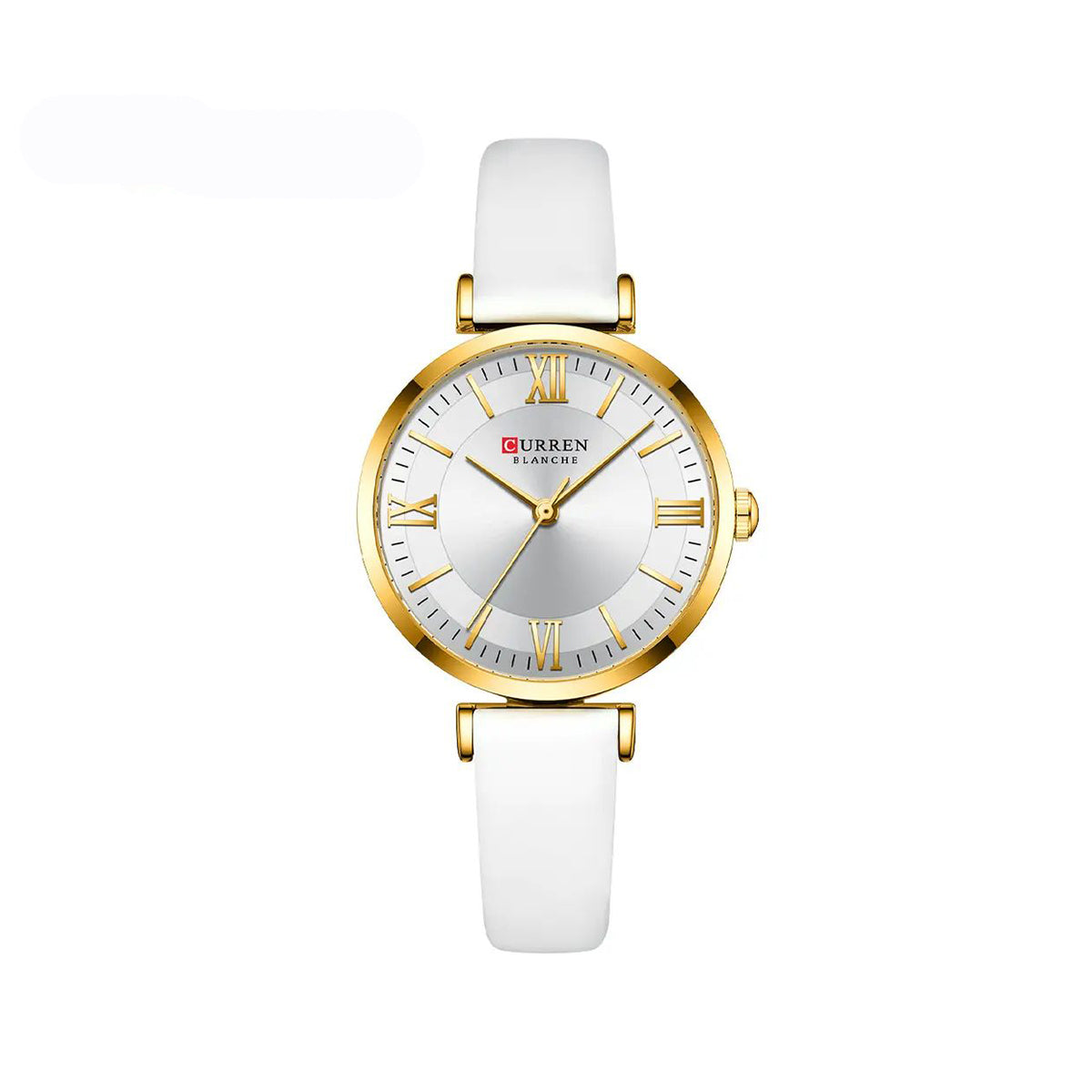 CURREN 9079 Belt Watches for Women – White Gold