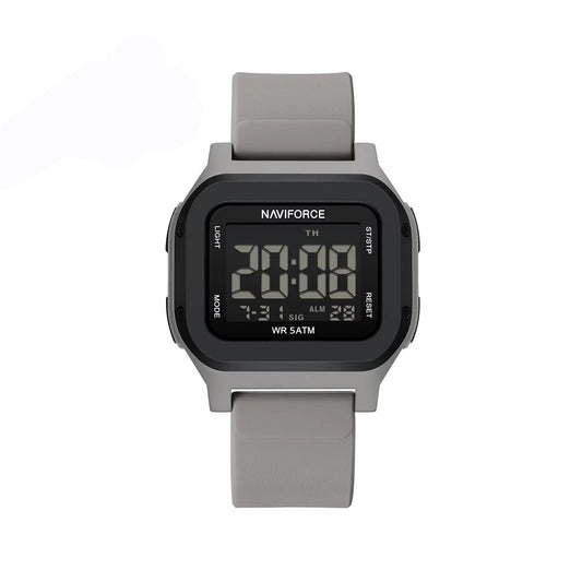NAVIFORCE NF7137 Stylish Multi-Function Dial with Sporty Elegant Design Men’s Wristwatch- Grey