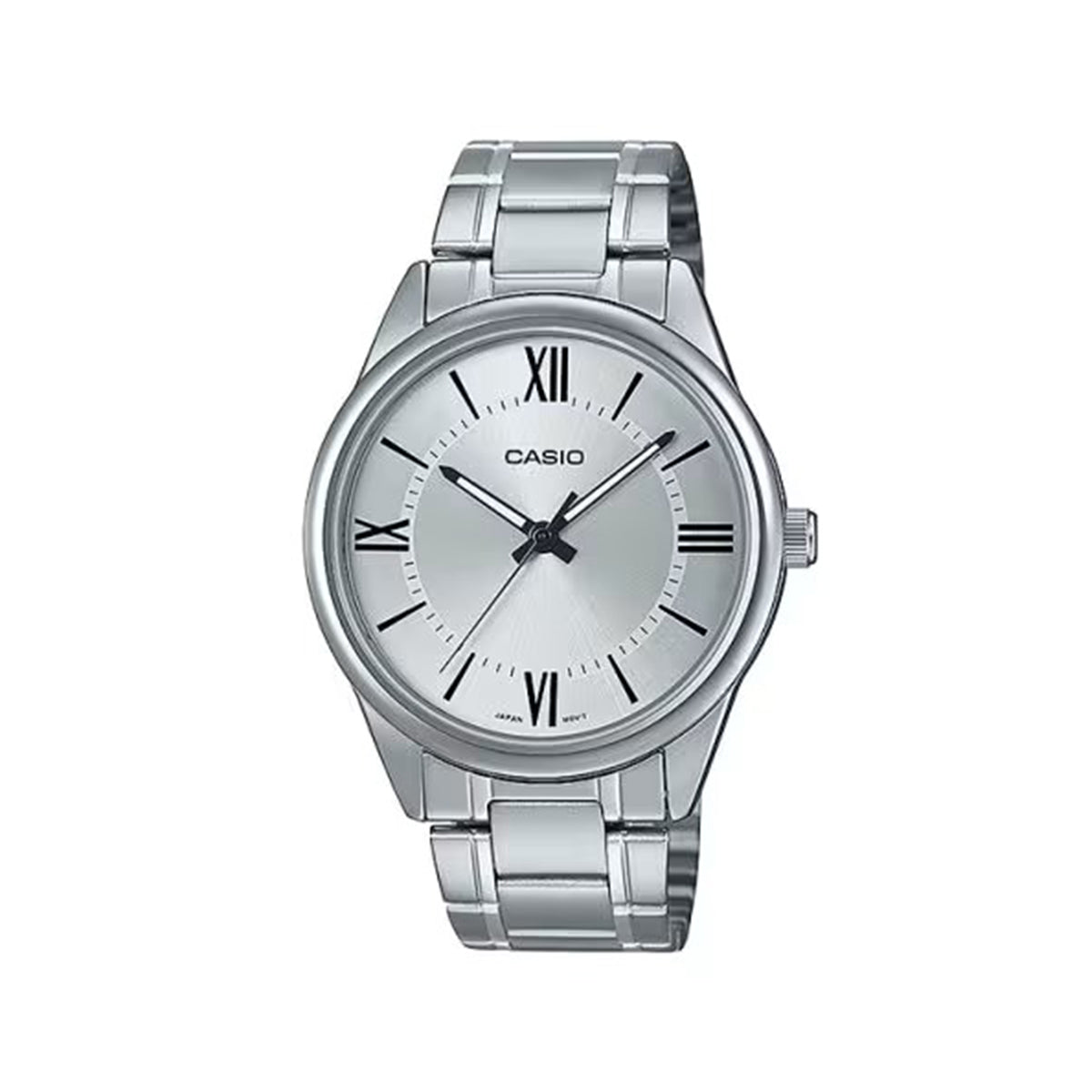 Casio MTP-V005D-2B5UDF Stainless Steel Men’s Watch-Silver Dial