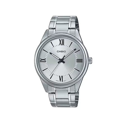 Casio MTP-V005D-2B5UDF Stainless Steel Men’s Watch-Silver Dial