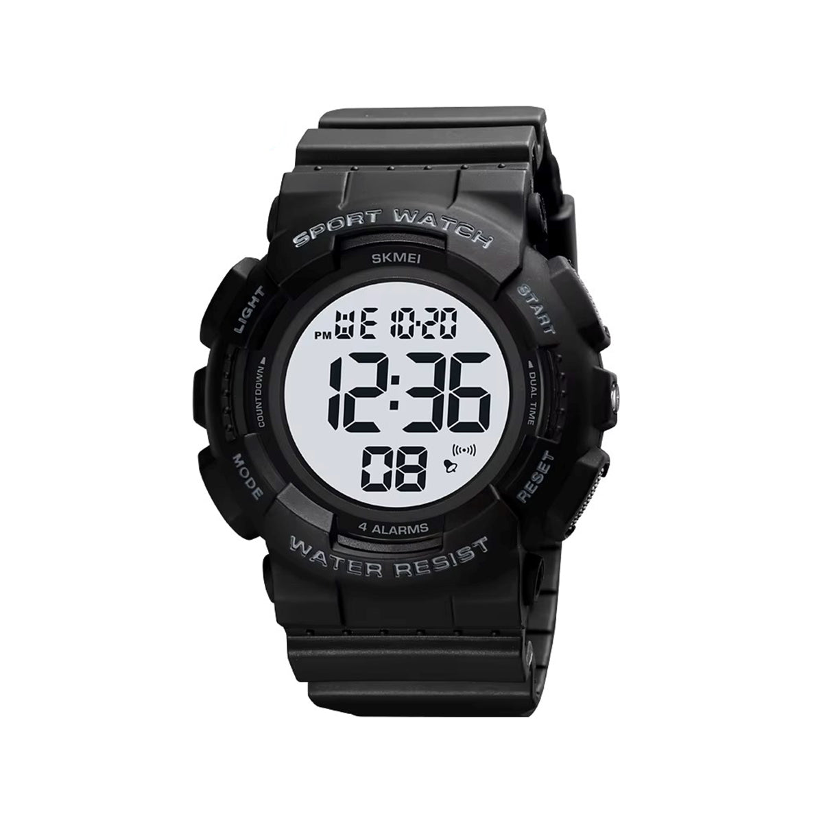 SKMEI 2081 Electronic 50m Waterproof Watch- Black