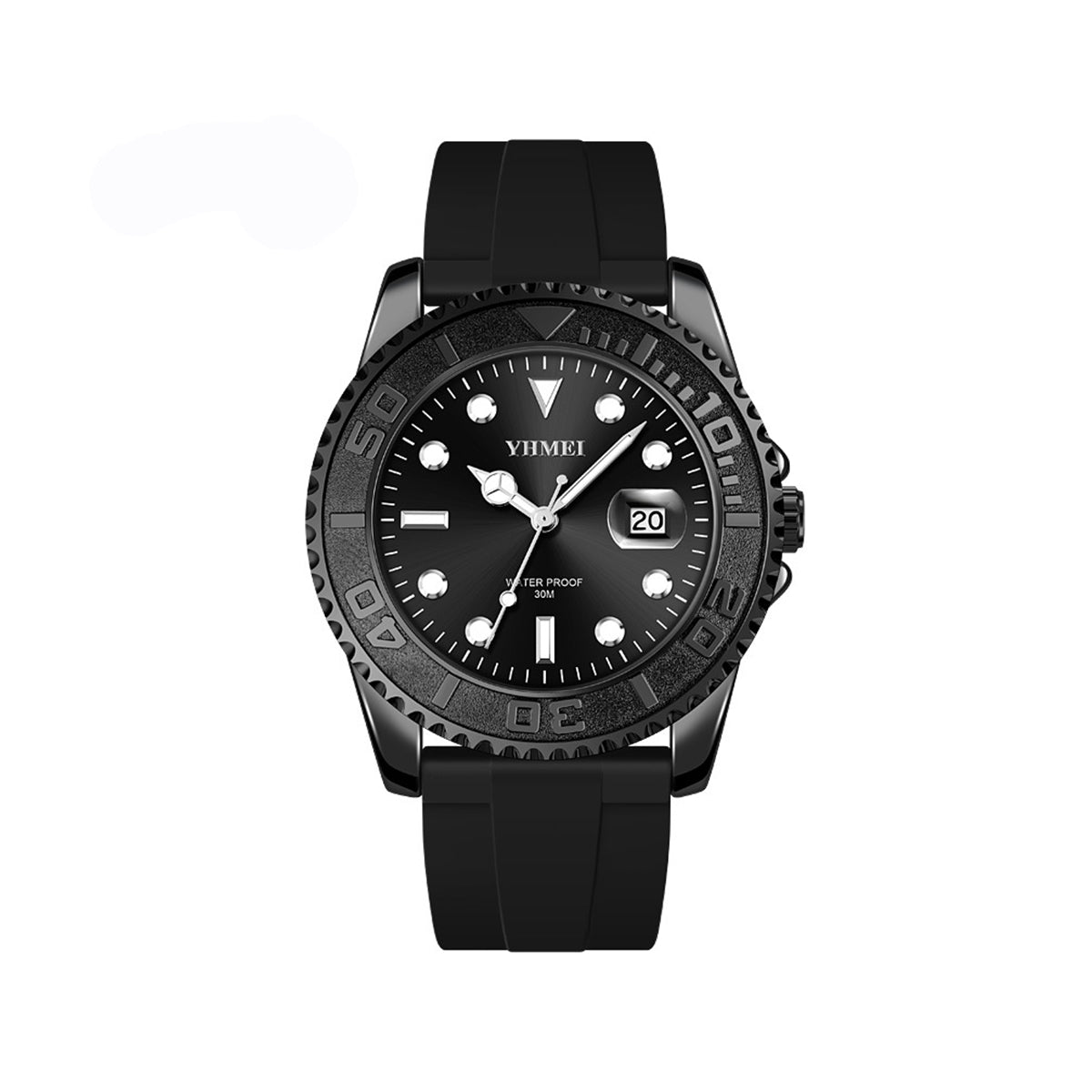 YHMEI 8223 Men's Quartz Business Watch - Black