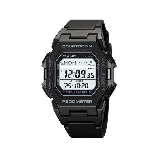 SKMEI 2596 Men's Waterproof Digital Sports Watch - Black