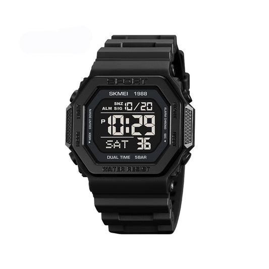 Skmei 1988 Sports Waterproof Men Digital Watch - Black